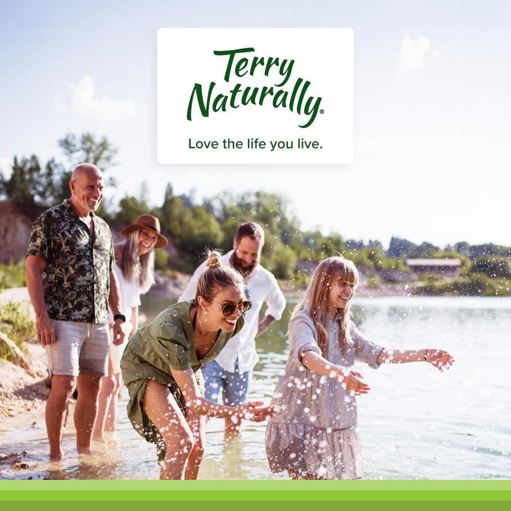 Terry Naturally Menopause Relief Plus product shot suggesting support for night sweats.