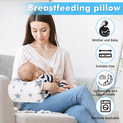 TEUOPIOE baby feeding arm pillow ergonomic shape supports mom during feeds