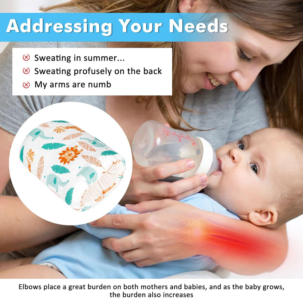 TEUOPIOE compact 23x21 cm size keeps baby at proper angle for latching.