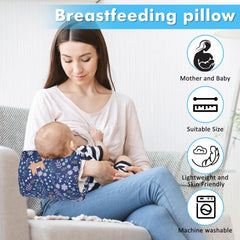 TEUOPIOE ergonomic nursing pillow helps mom stay comfortable during extended feeding sessions.