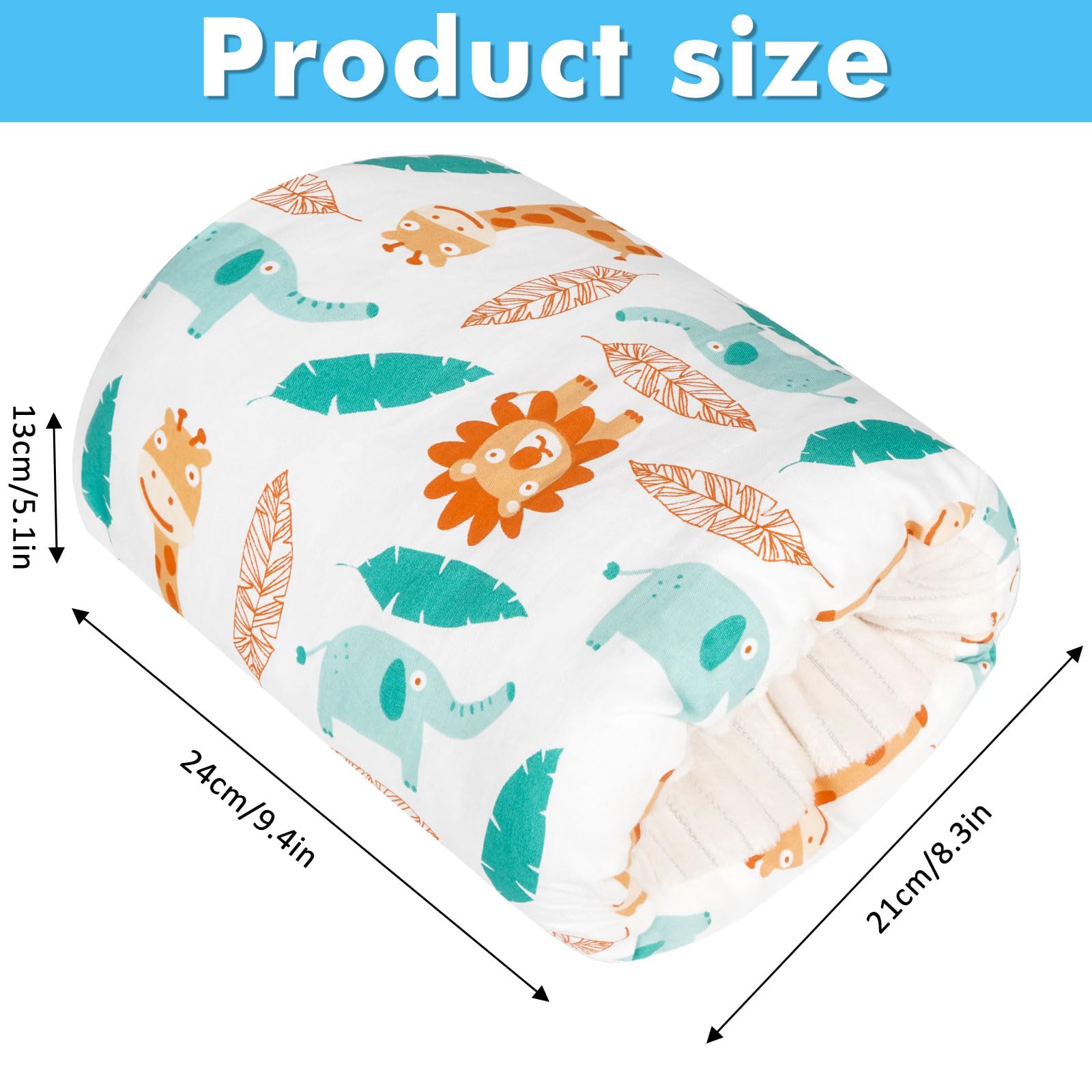 TEUOPIOE multi-purpose nursing pillow supports both bottle feeding and breastfeeding.