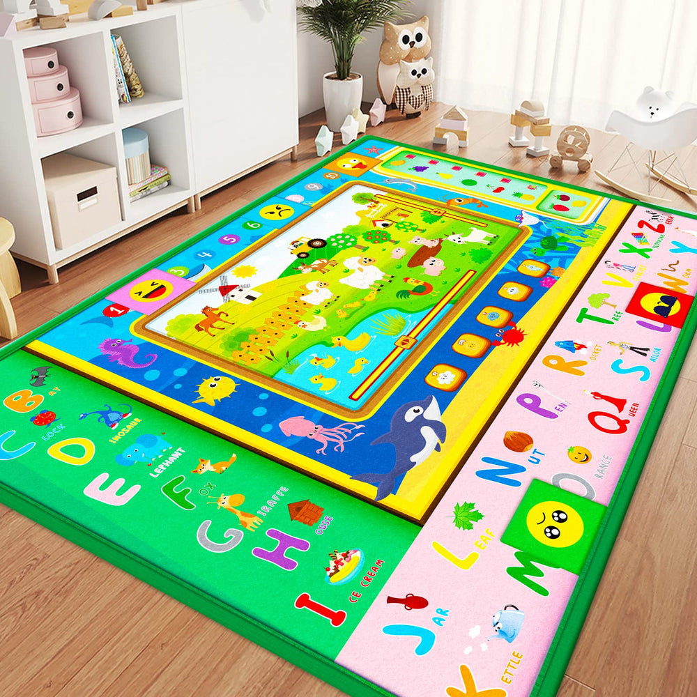 Teytoy baby mat with soft cushions creates a safe play area for infants