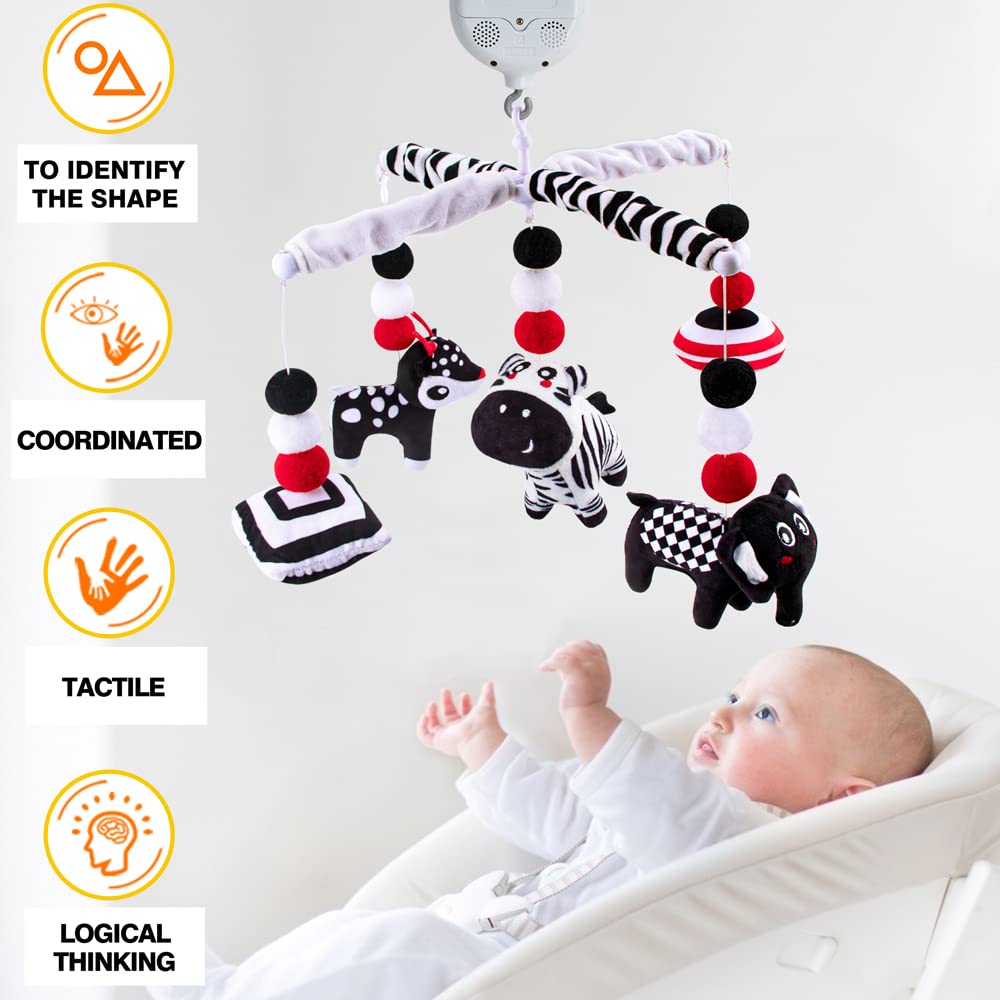 teytoy Soft plush toys sway overhead for gentle engagement.