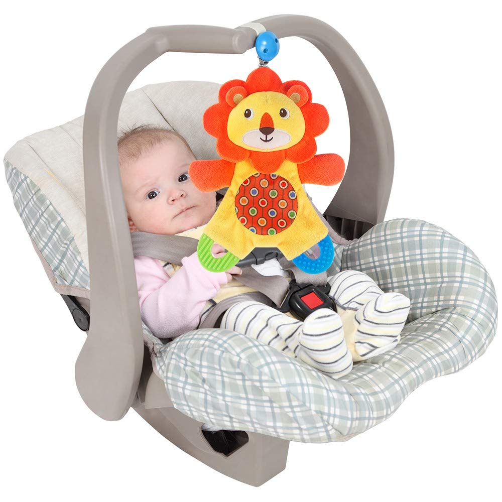 Teytoy baby teether on the go with soft plush