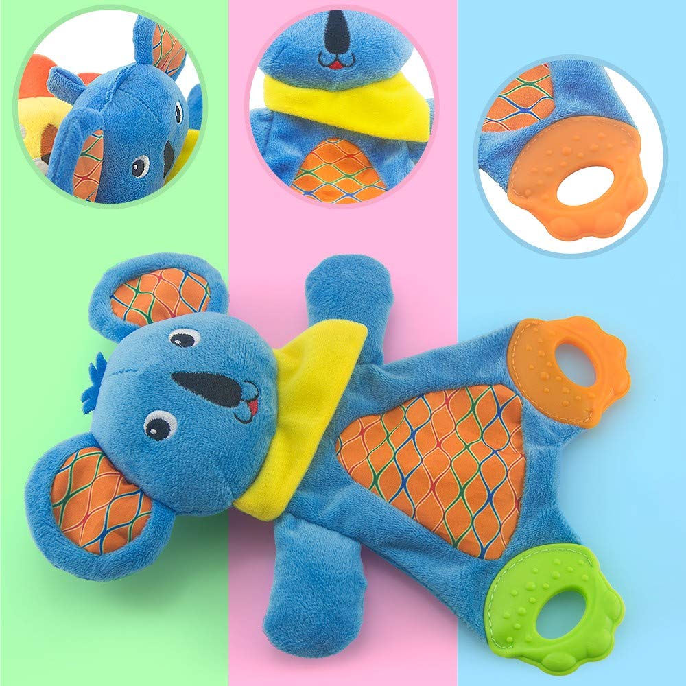 Teytoy Lion crinkle toy boosts tactile exploration during play