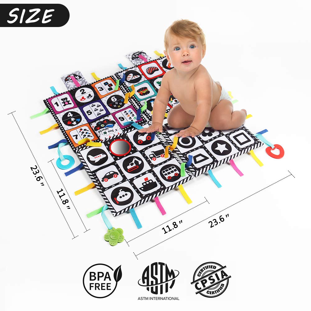 Teytoy tummy time mat with sea world theme offers varied textures.