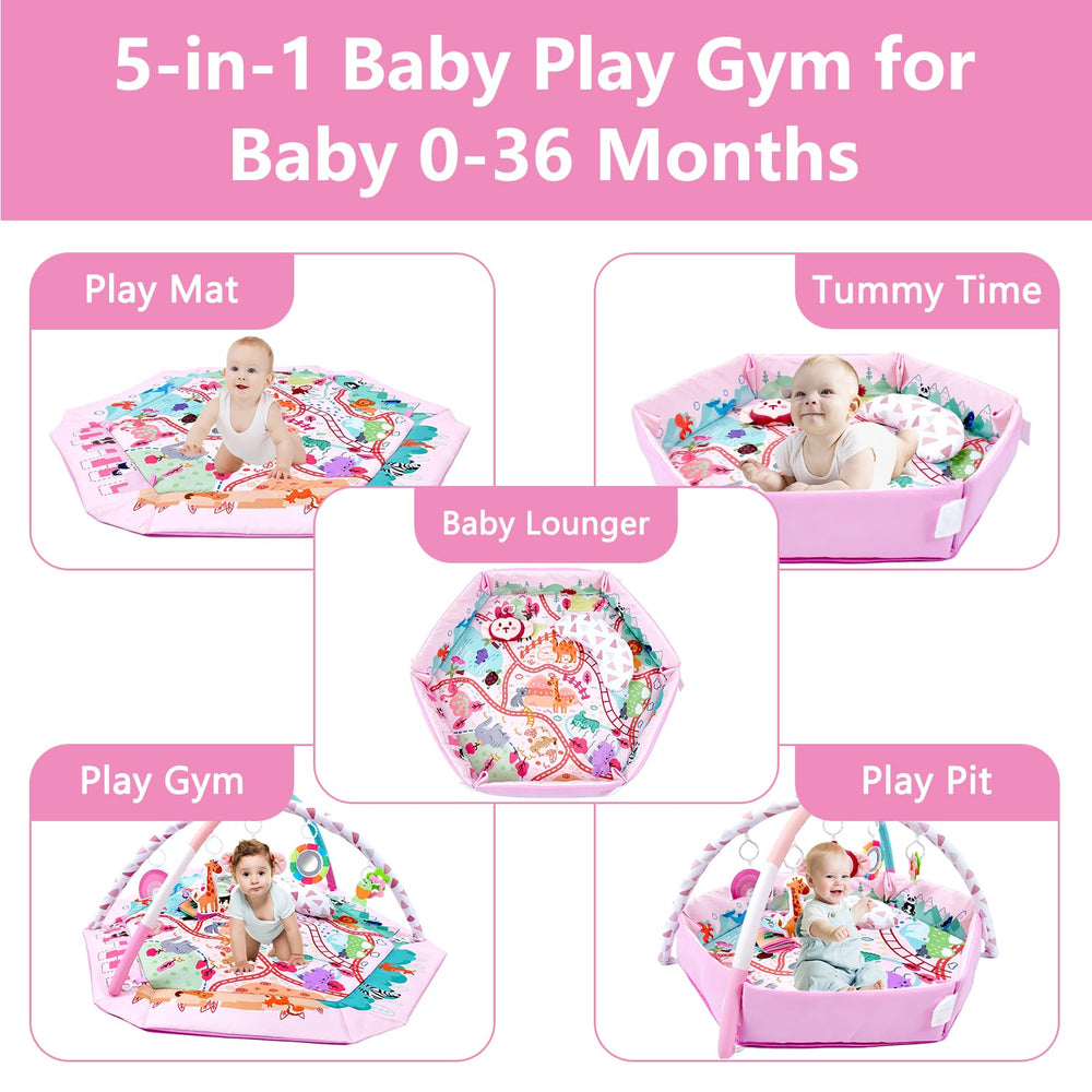 TFDER activity gym cloud toy supports visual tracking and imaginative play.