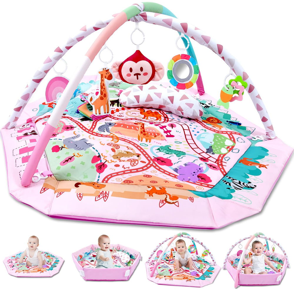 TFDER Baby Play Mat 8-in-1 for tummy time and floor play, supports exploration.