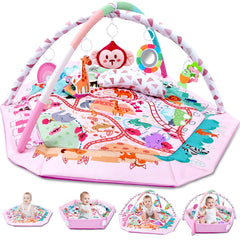TFDER Baby Play Mat 8-in-1 for tummy time and floor play, supports exploration.