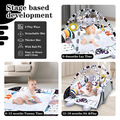 TFDER foldable surround fence doubles as a compact ball pit.