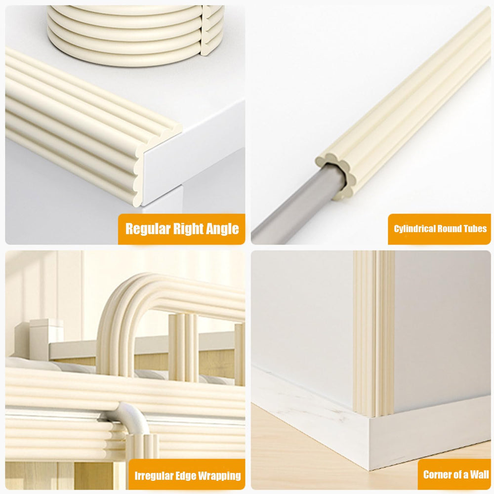 TFXXSJWY anti-collision strip with 3M adhesive securely bonds edges.