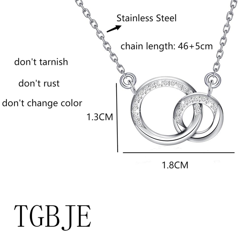TGBJE Madrina necklace on model for baptism gift inspiration