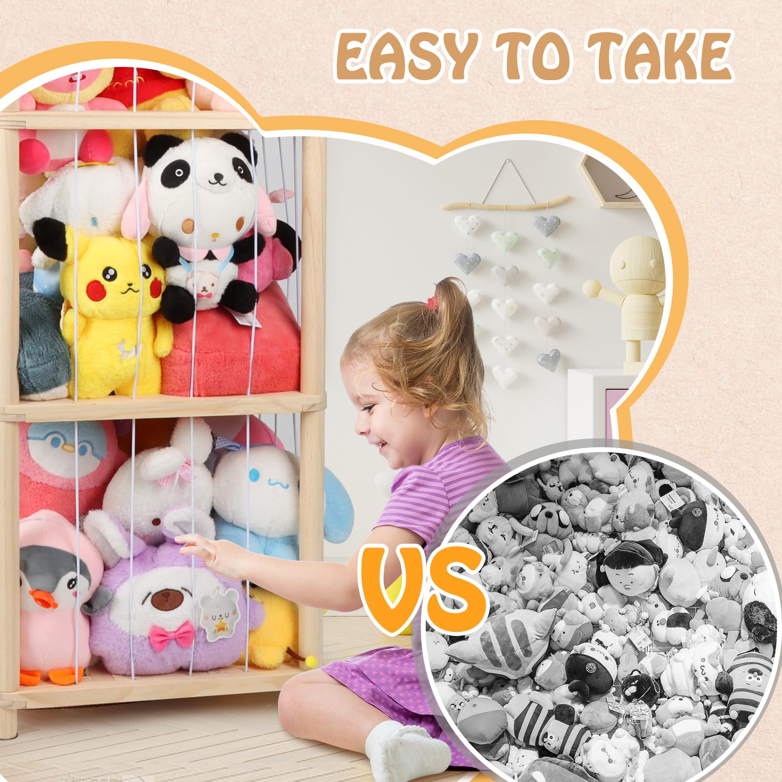 TGS LED light strips create a magical ceiling glow for bedtime routines.