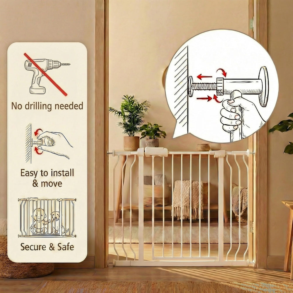 Thasamm auto-close 180-degree opening supports smooth entry and exit