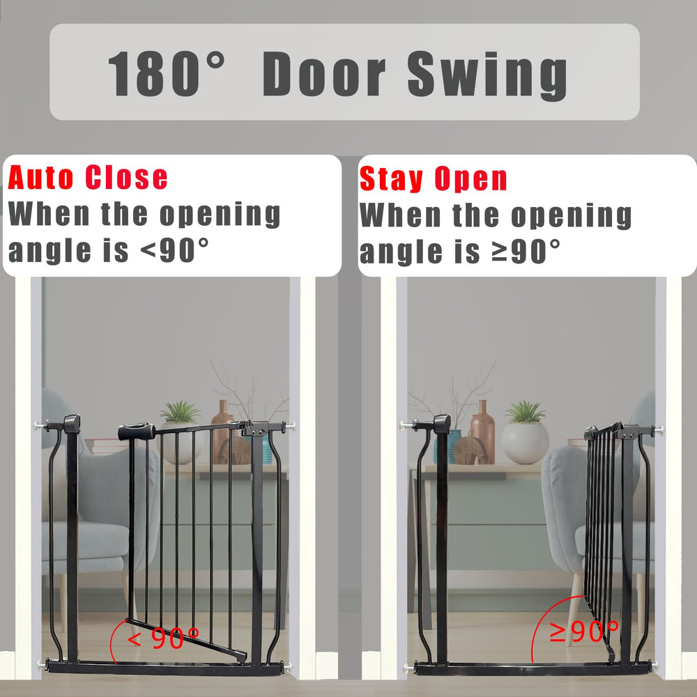 Thasamm walk-through gate auto-close feature supports hands-free passage.