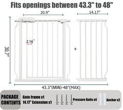 Thasamm walk-through gate demonstrates convenient access through doorways
