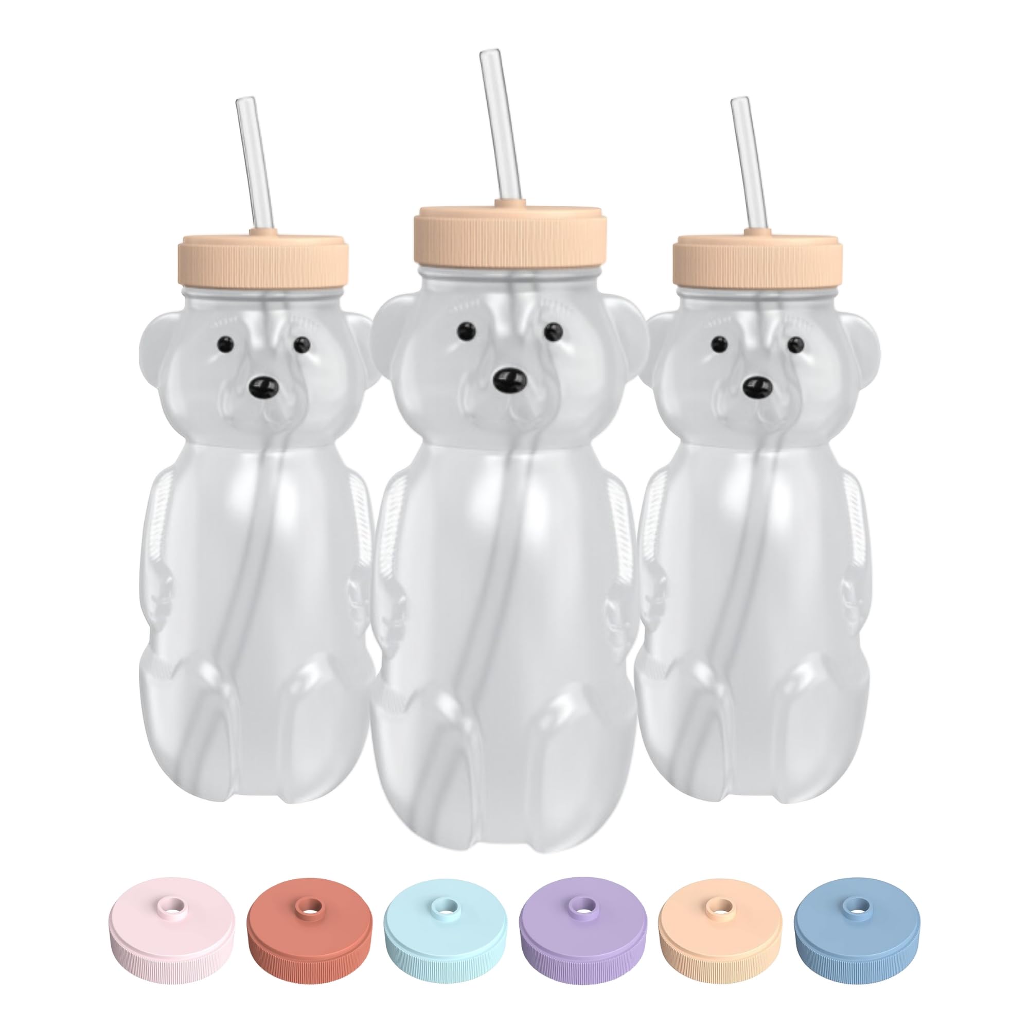 The 730 Project Honey Bear Cup with lid safety for safer on-the-go sipping.