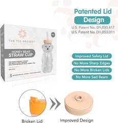 The 730 Project Honey Bear Cup straw-learning mode with gentle flow aids beginners.