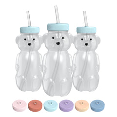 The 730 Project Honey Bear straw cup 8oz with safety lid for mess-free sips.