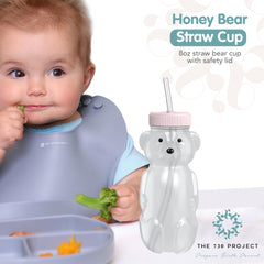 The 730 Project Honey Bear straw set supports easy learning and sipping.