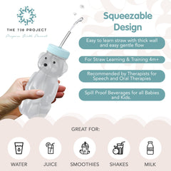 The 730 Project six-straw set supports learning to sip with gentle flow.