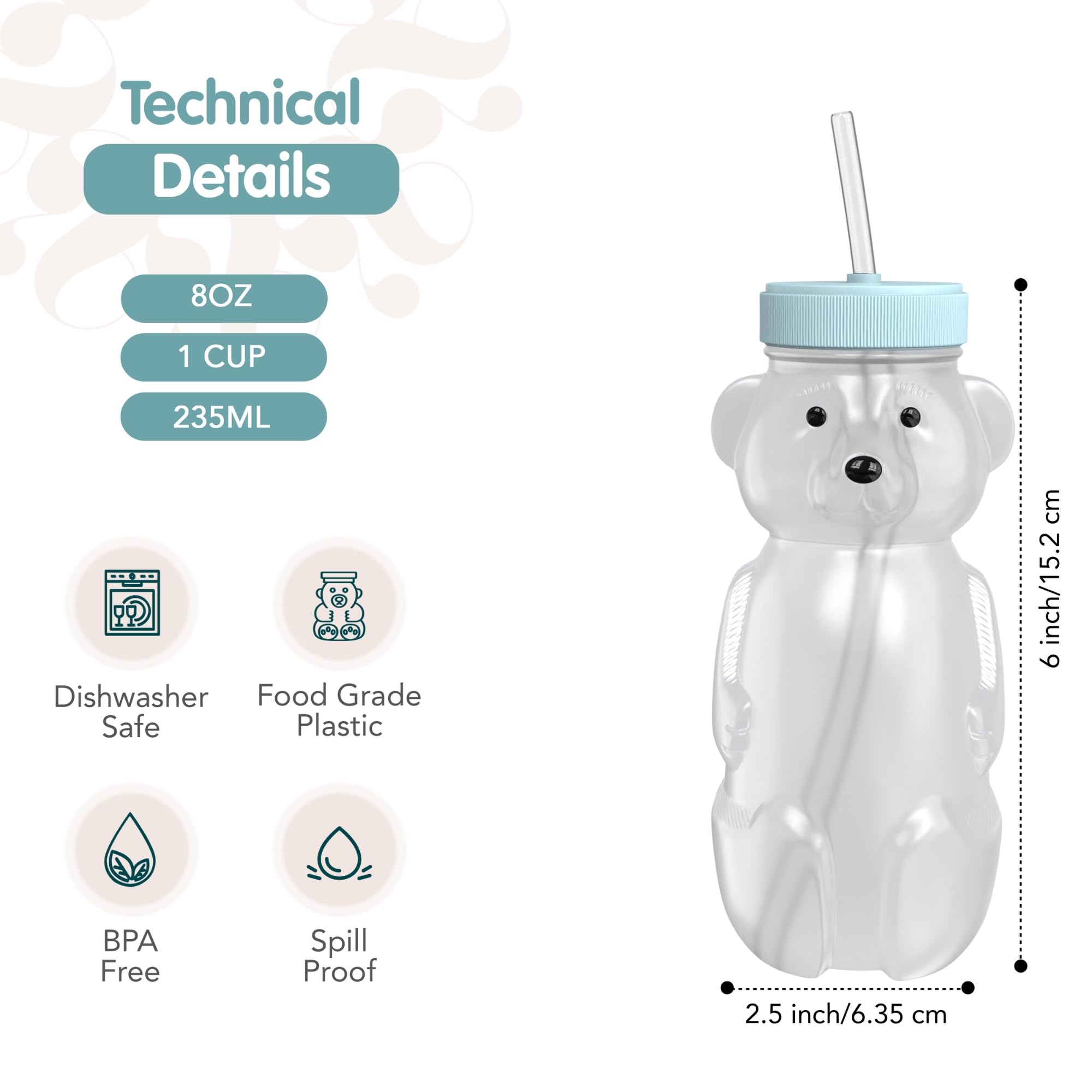 The 730 Project straw cleaner included helps easy bottle maintenance.