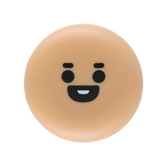 BT21 Shooky lip balm mauve tint swirl for a sheer color upgrade.