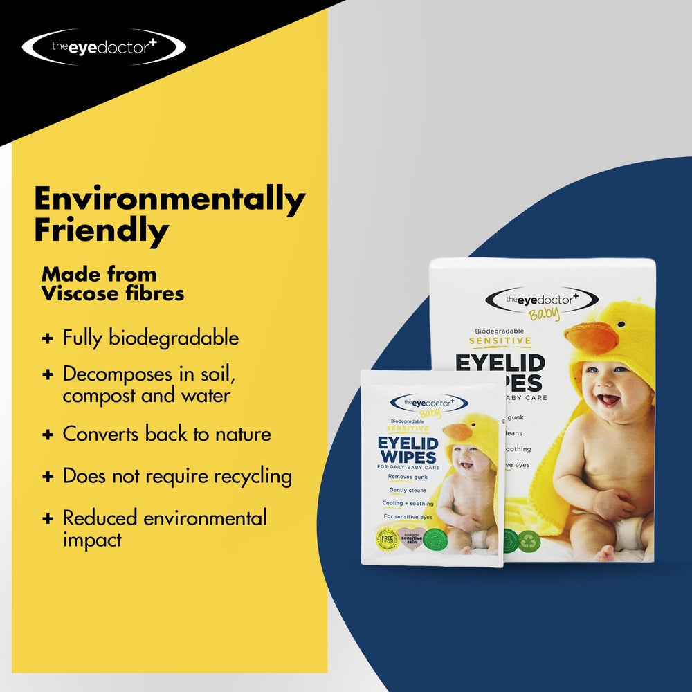 Daily eye care routine with The Eye Doctor wipes is easy and reliable.