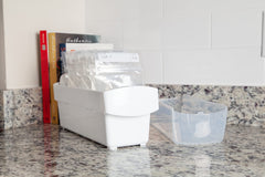 The First Years Breastflow bag capacity ten saves space in your freezer.