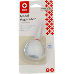 The First Years nasal aspirator with soft-tip comfort for delicate noses