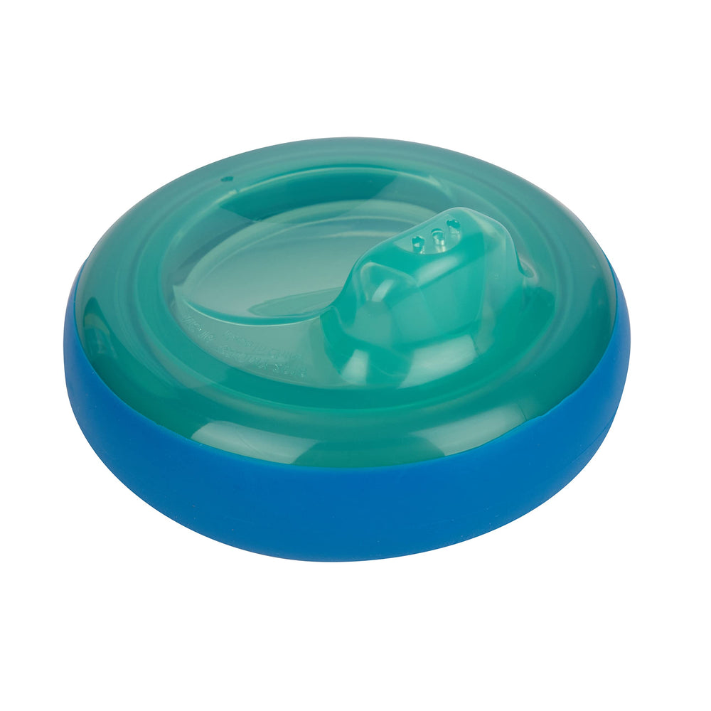 The First Years Pinkfong DropGuard bumper protects lid from drops