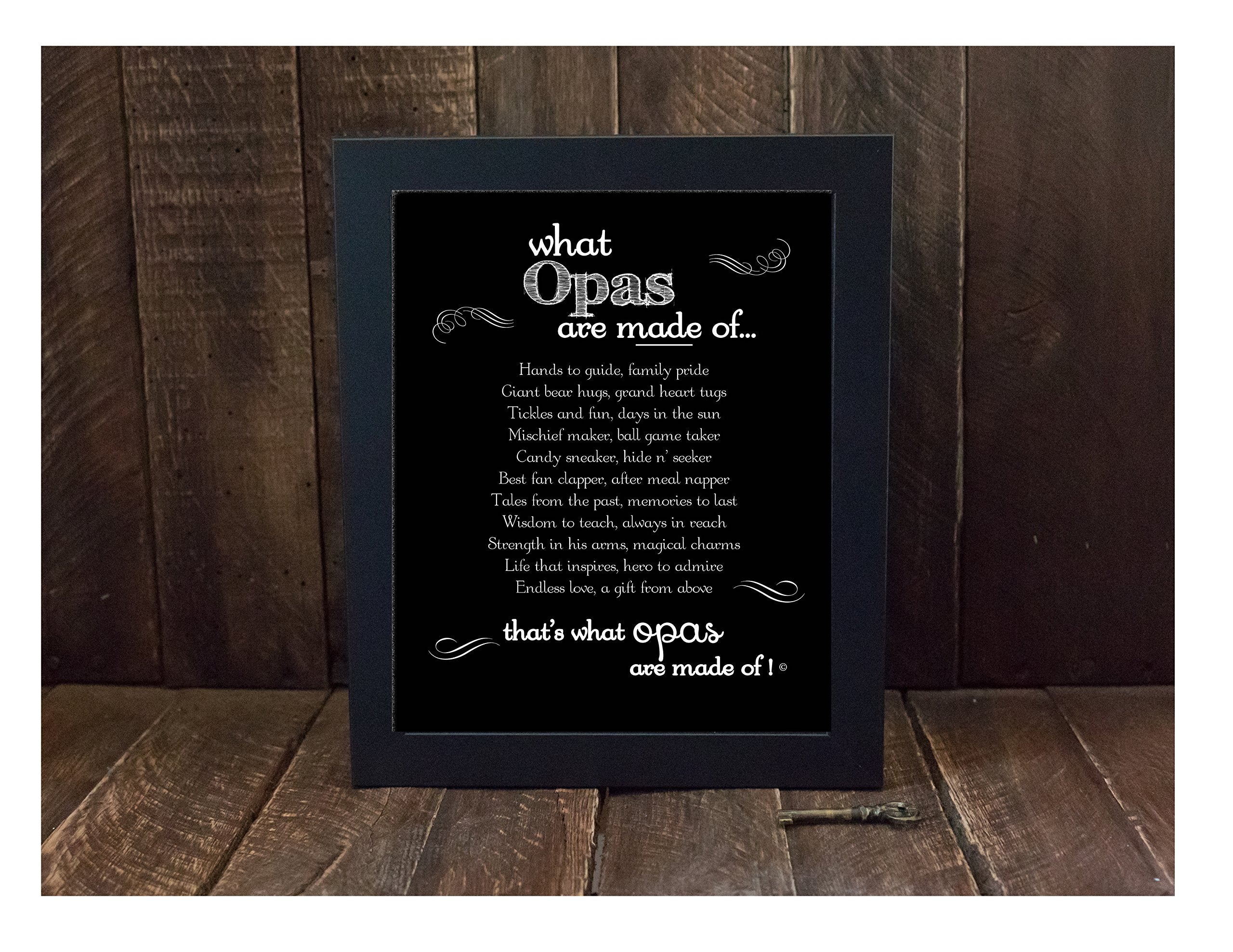 8x10 Opa frame ideal for new grandpa memories on table or desk