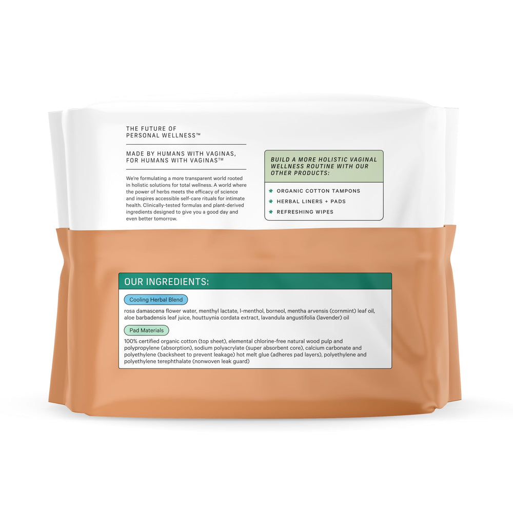 The Honey Pot 80ct wellness visuals suggest trusted, safe materials.