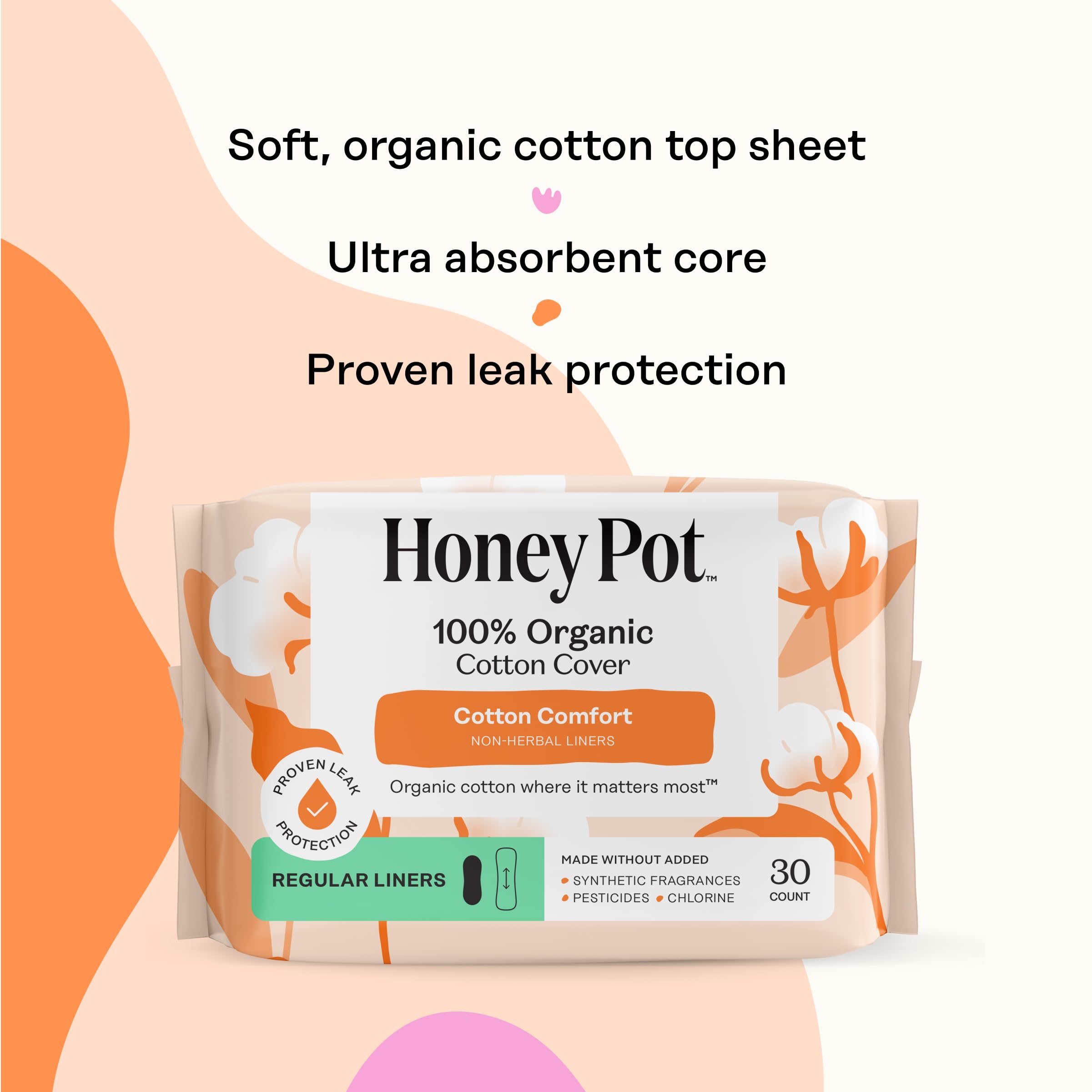 Dermatologist-tested pantiliner for comfort during daily activities.