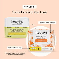The Honey Pot Company organic cotton cover closeup shows soft, breathable surface
