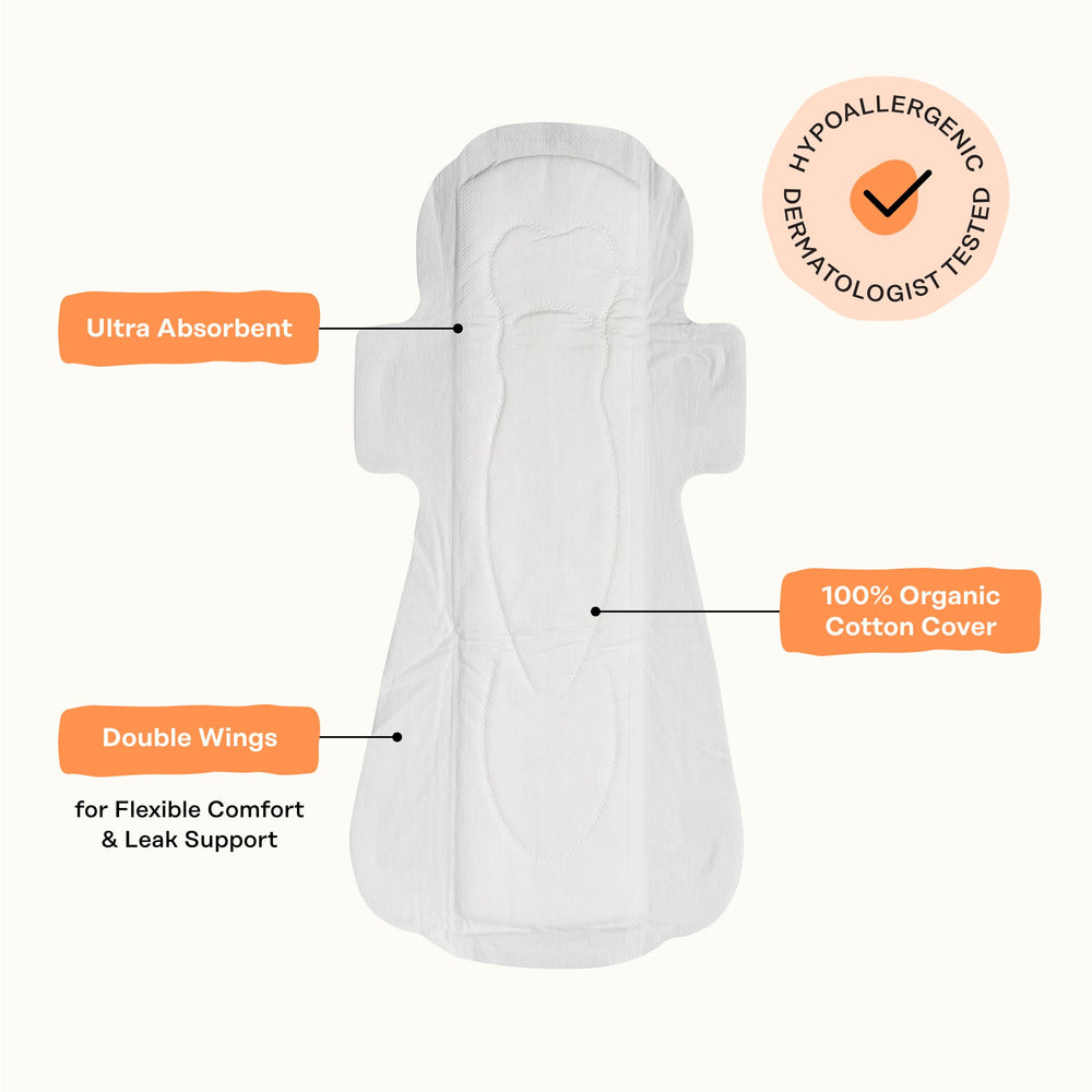 The Honey Pot dermatologist-tested pad prioritizes skin safety and comfort.