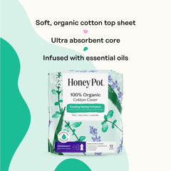 Herbal infusions lavender rose mint for a cooling sensation image from The Honey Pot