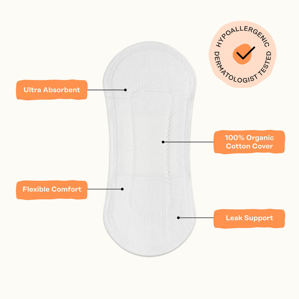 Non-Herbal pantiliner from The Honey Pot without essential oils for irritation-free wear.