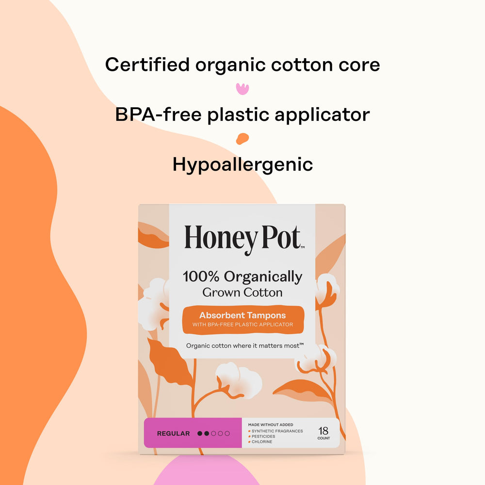 The Honey Pot Unscented Tampons offer neutral fragrance for sensitive days.