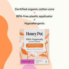 The Honey Pot Unscented Tampons offer neutral fragrance for sensitive days.