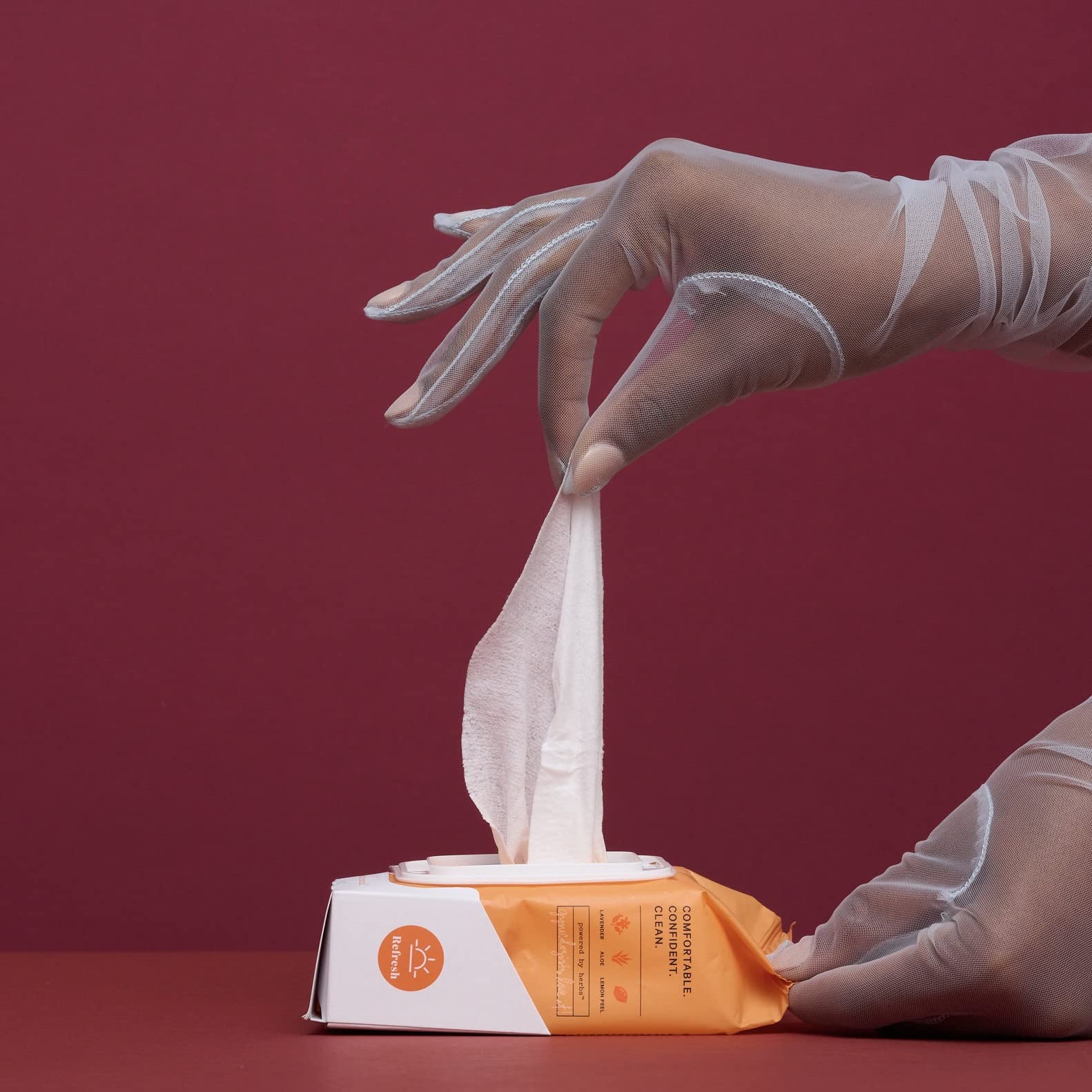 The Honey Pot wipes with coconut oil moisturize for smooth skin.