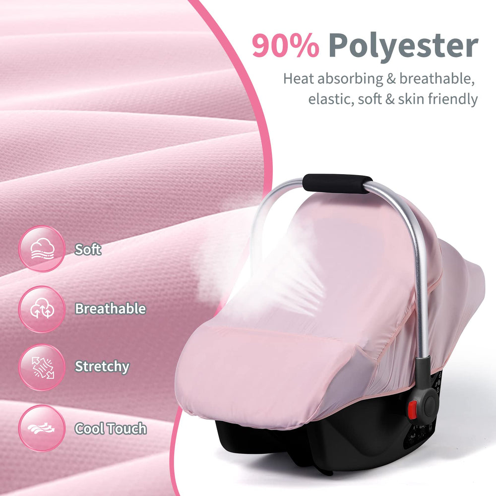 Stretchy-fit design on THE KENKYO cover fits most car seats securely