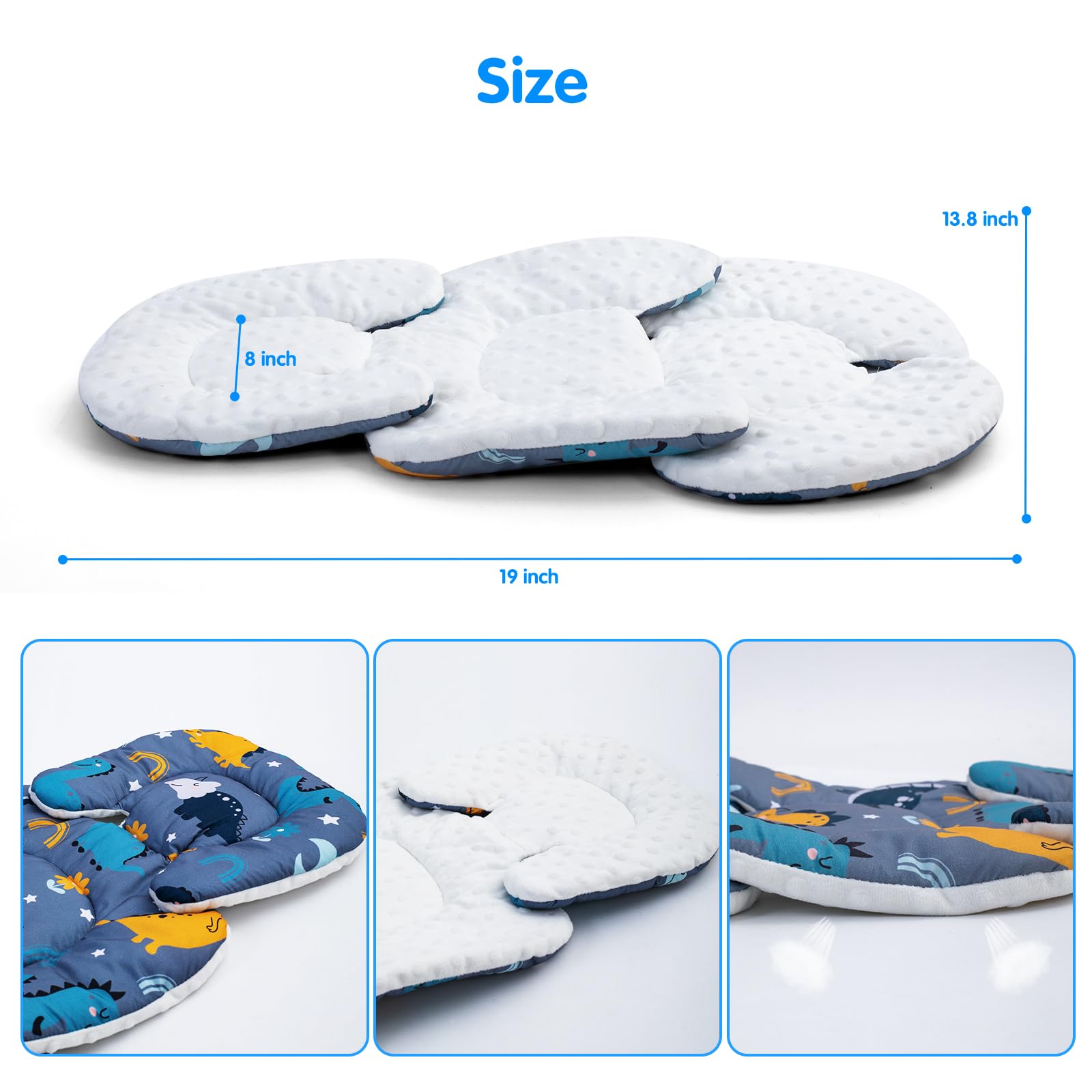 Lightweight, easy-clean cushion ideal for travel and daily use.