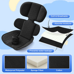 The Kenkyo universal car-seat fit works with major brands and strollers.