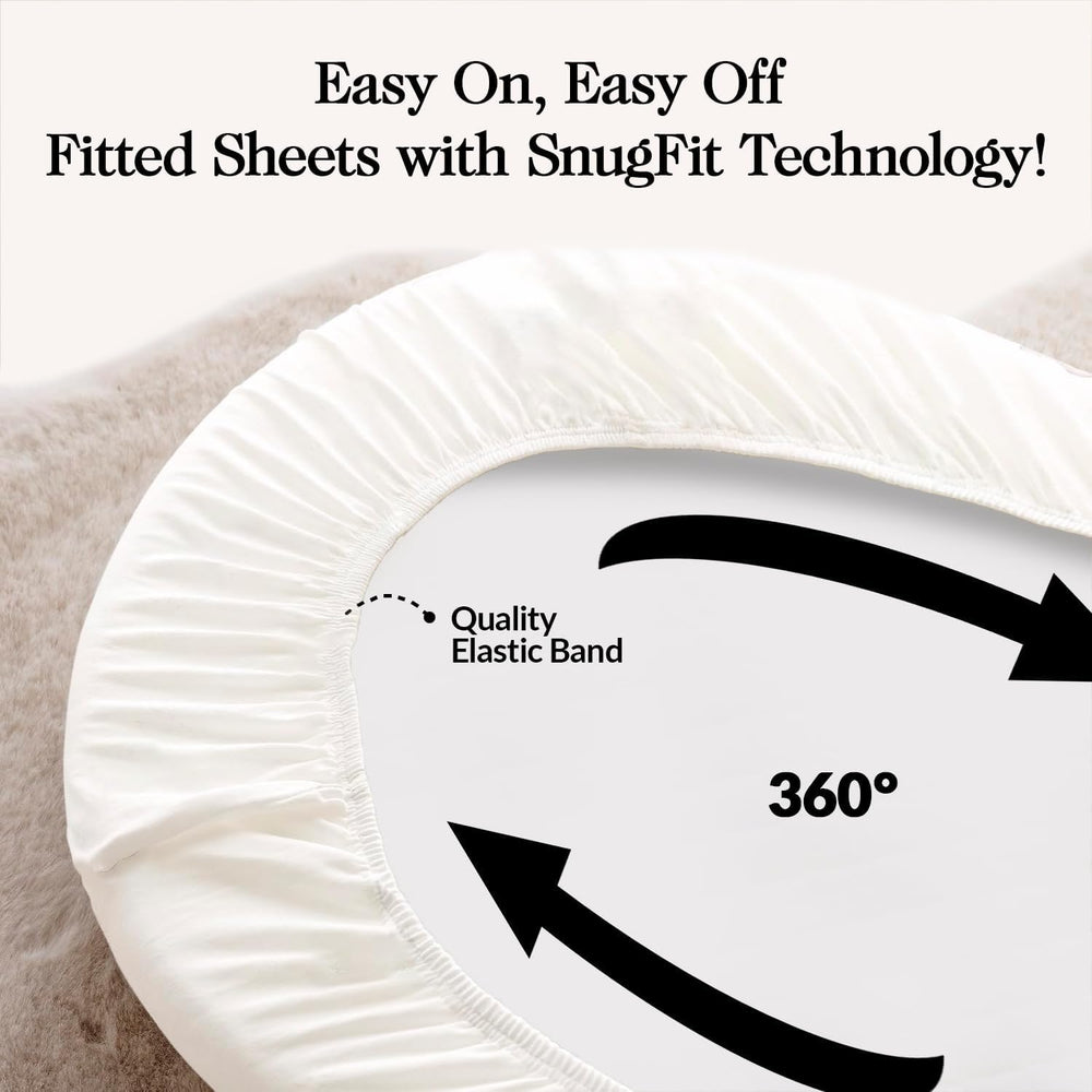 The Linen Company New York bassinet sheets on a bassinet for safe use.