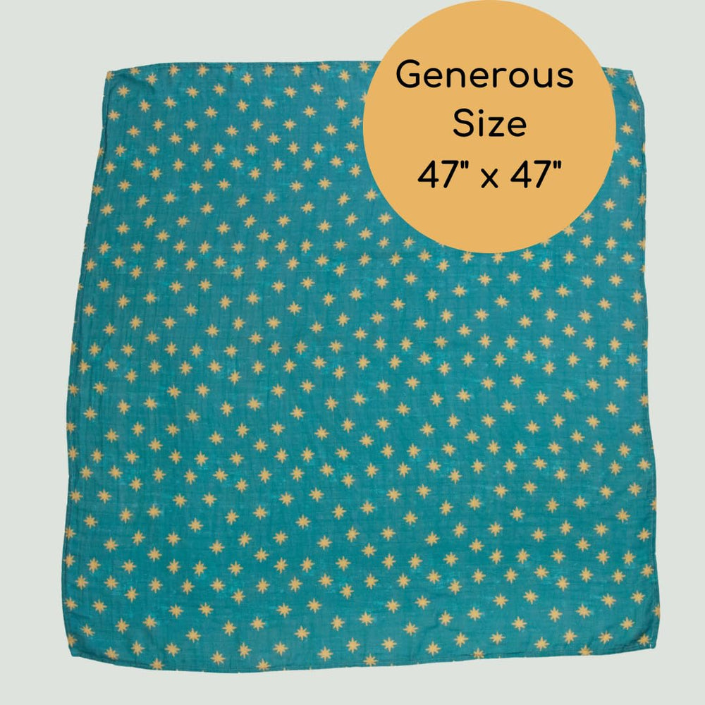 The Little Rose Shop swaddle demonstrates nursing cover versatility for on-the-go care.