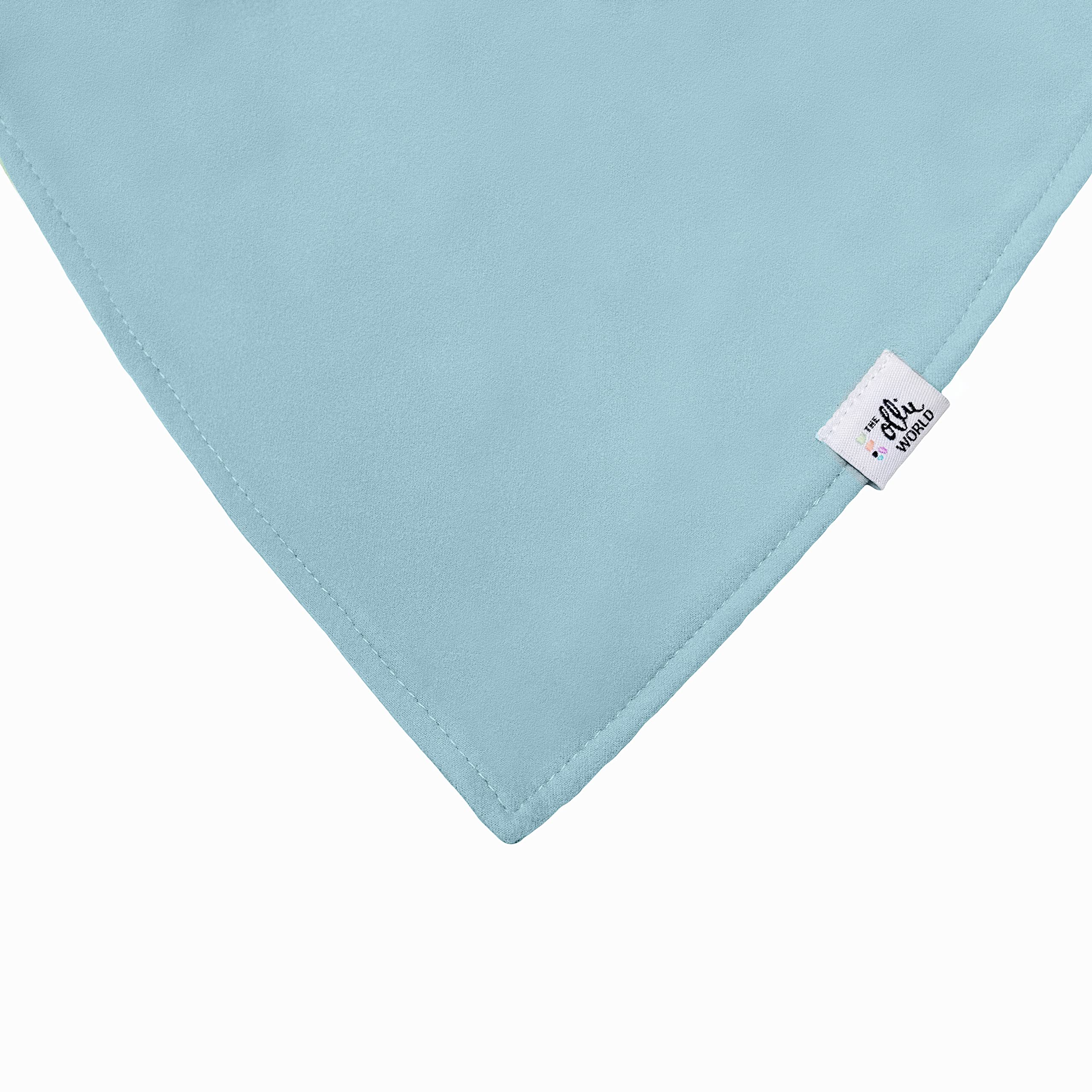 The Ollie Baby Bib moisture-wicking Olive front view handling drips