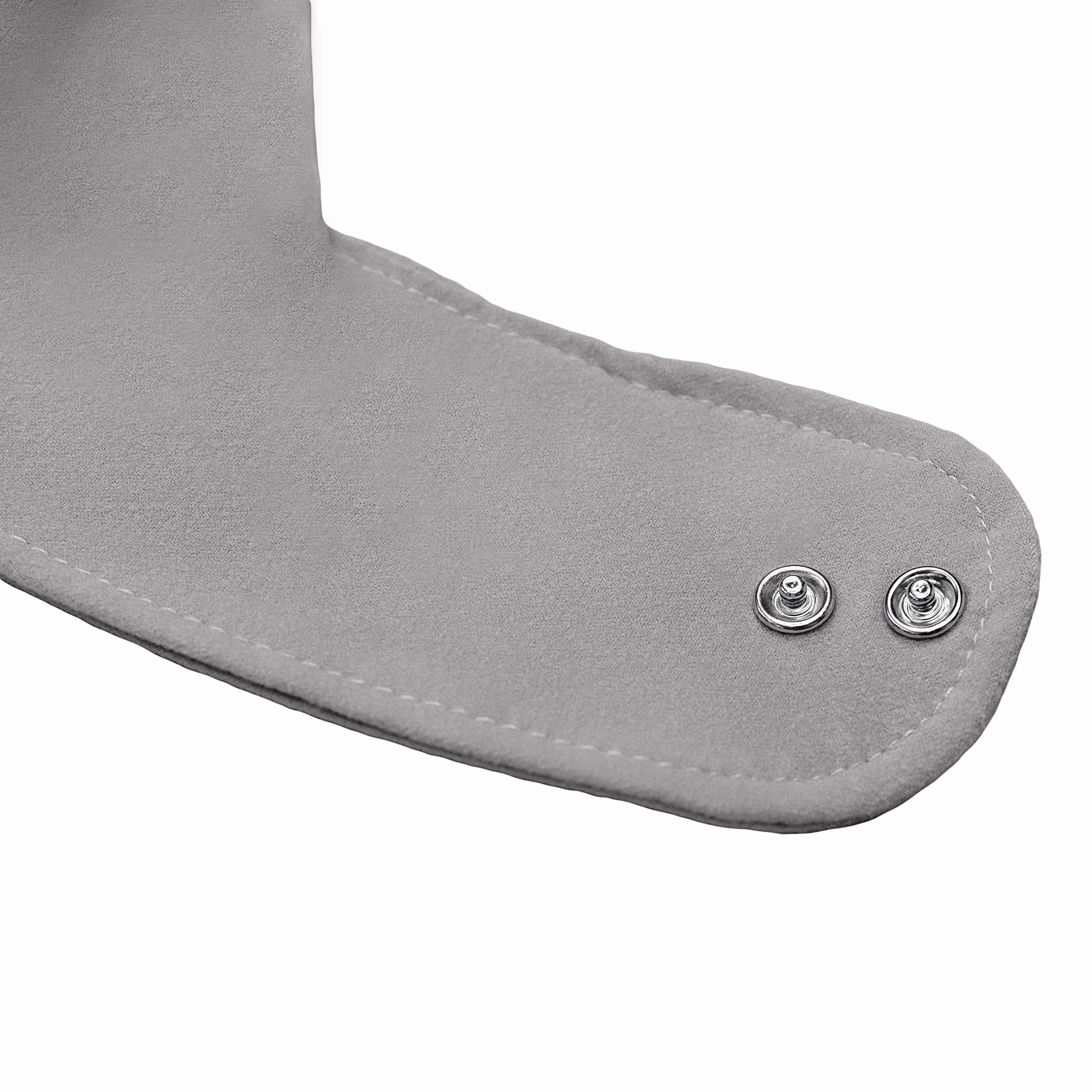 The Ollie Baby Bib moisture-wicking Sky front view prevents drool mess
