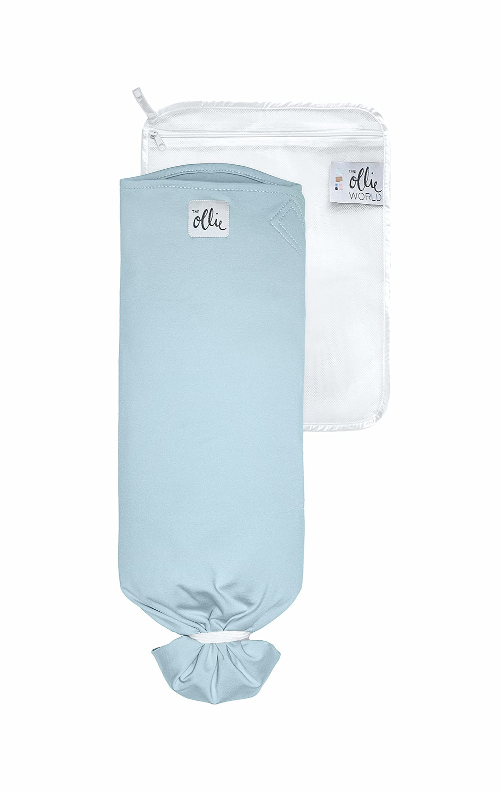 The Ollie Swaddle arms-out option offers cozy freedom while growing with your baby.
