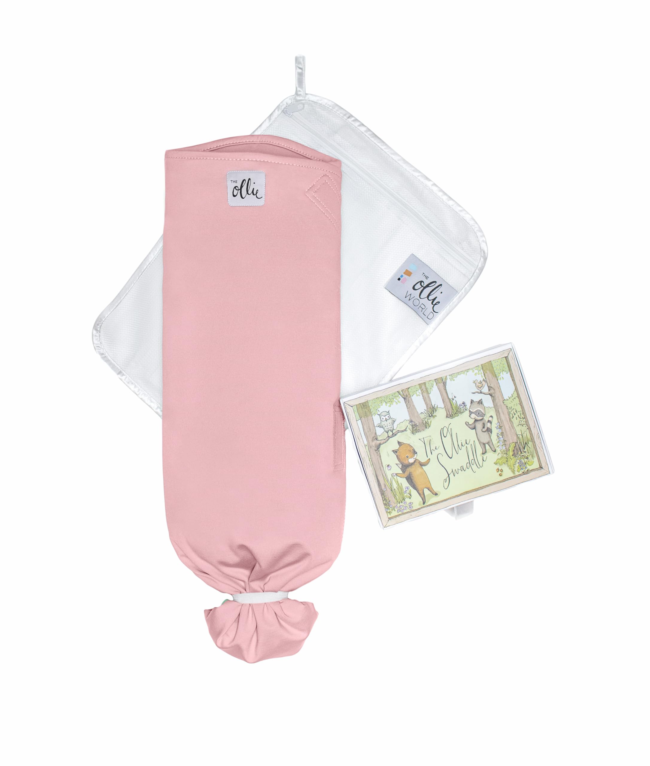 The Ollie Swaddle breathable-fabric keeps baby cool and comfy overnight